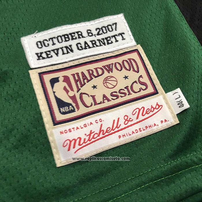 Camiseta Boston Celtics Kevin Garnett #5 Mitchell & Ness Verde